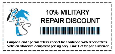 HVAC repair military discount coupon