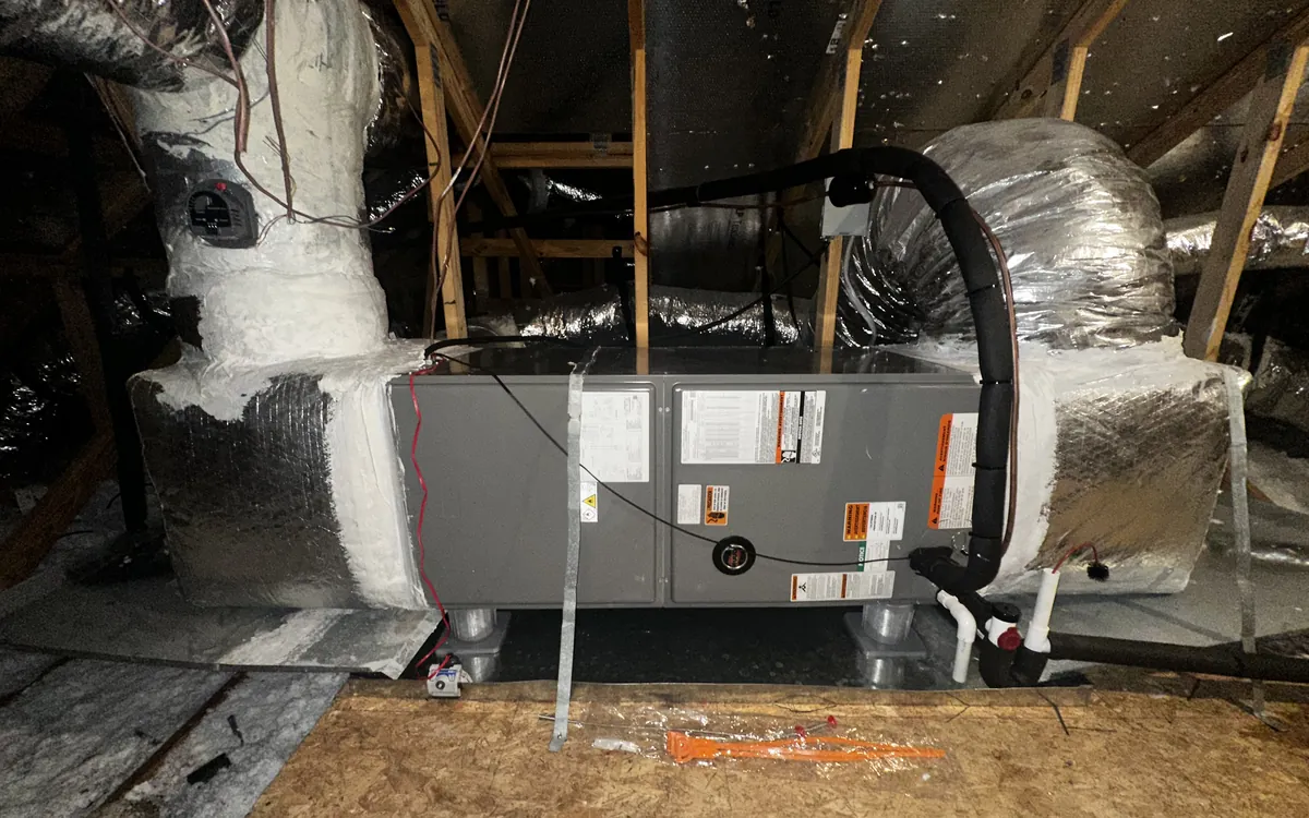 Heat pump air handler installation in North Charleston, SC