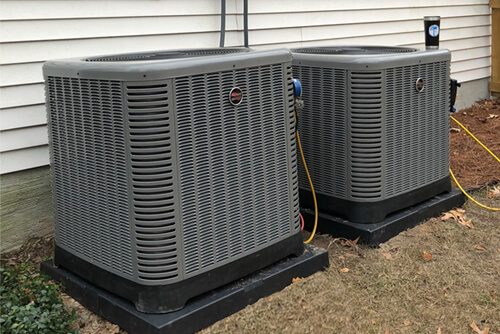 Heat pump installation in Summerville