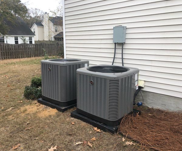 Residential heat pump system installation