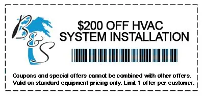 HVAC installation coupon