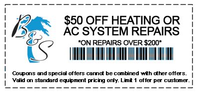 Heating/AC repair coupon