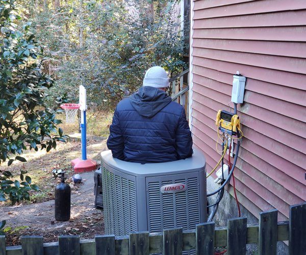 Repairing a Lennox heat pump