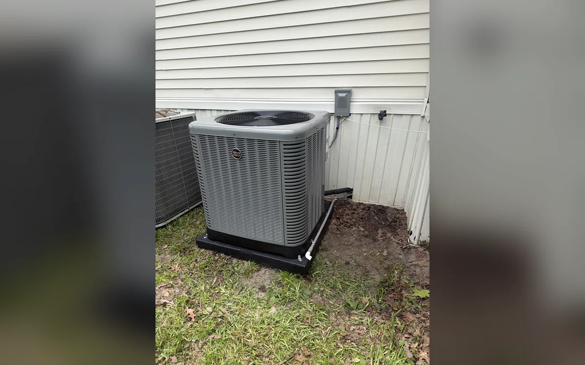 Mobile home heat pump installation in Summerville, SC