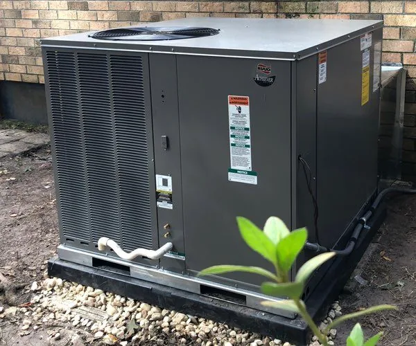 Ruud 3-ton heat pump system replacement