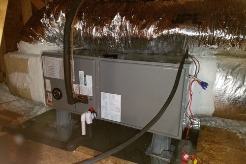 Ruud HVAC installation